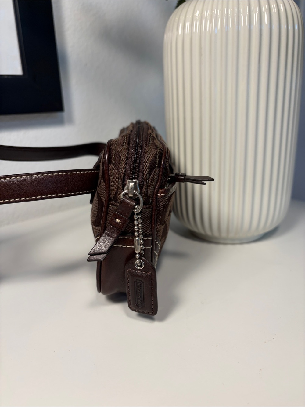COACH Y2K Mini Signature Jacquard Canvas Belt Bag - Picture 12 of 16